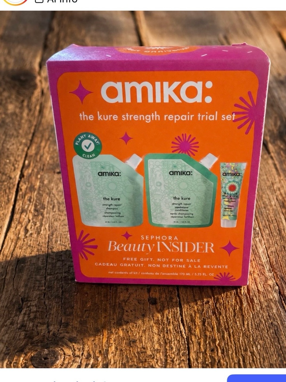 amika Kure strength repair trial set - BNIB, Viral Set 🔥🔥